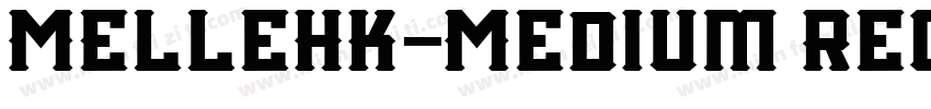 MElleHK-Medium Regul字体转换